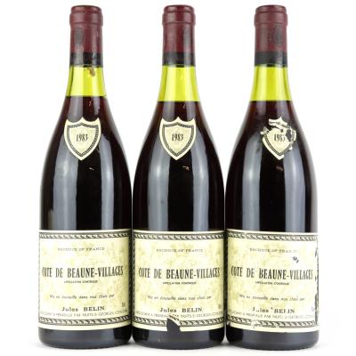 J.Belin 1983 Côte-de-Beaune-Villages 3x75cl