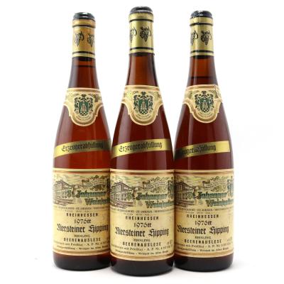 St. Johanner Niersteiner Kipping Riesling Beerenauslese 1976 Rheinhessen 3x70cl