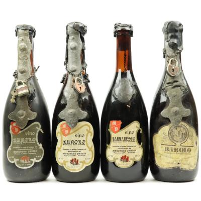 Prioli 1964 & 1971 Barbaresco & Barolo 4x72cl