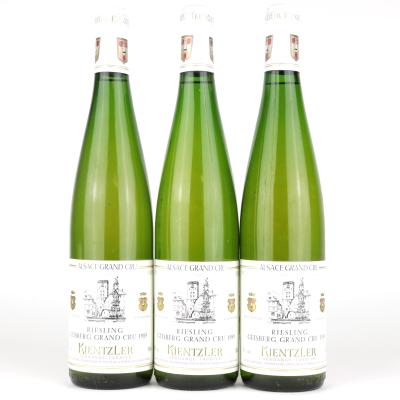 Kientzler Geisberg Vendange Tardive Riesling 1989 Alsace Grand Cru 3x75cl