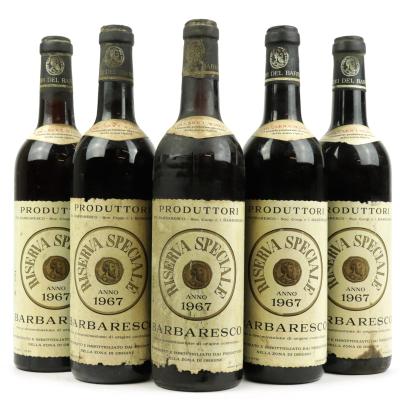 Produttori Del Barbaresco Moccagatta 1967 Barbaresco Riserva Speciale 5x72cl