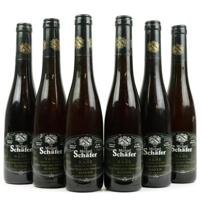 M.Schafer Burg-Layer Johannisberg Weisser Burgunder Eiswein 1991 Nahe 6x37.5cl