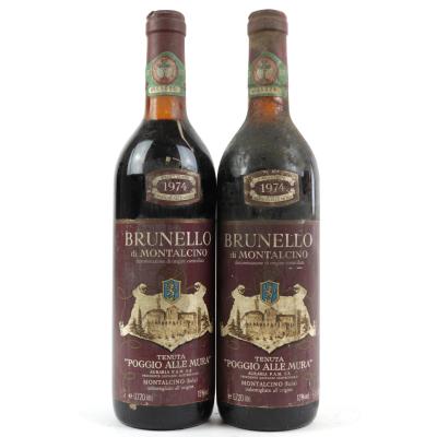 Poggio Alle Mura 1974 Brunello di Montalcino 2x72cl