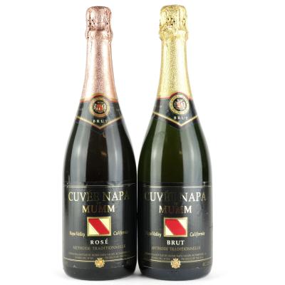 Mumm Cuvee Napa Brut & Rose NV Methode Traditionnelle 2x75cl