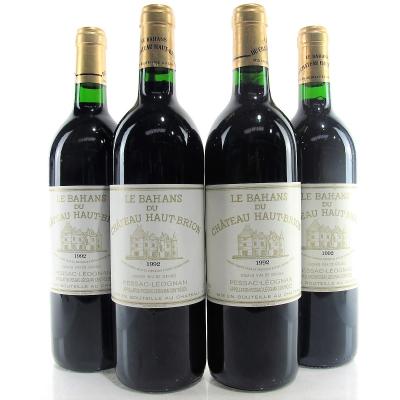 Le Bahans Du Ch. Haut-Brion 1992 Graves 4x75cl