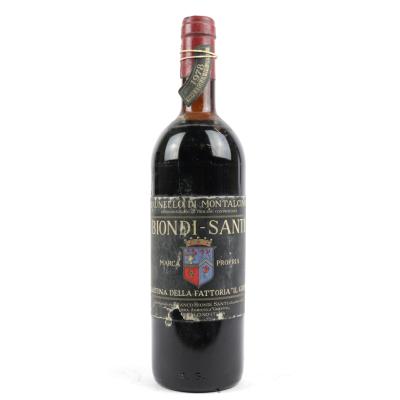 SUSPECTED COUNTERFEIT Biondi-Santi 1978 Brunello di Montalcino