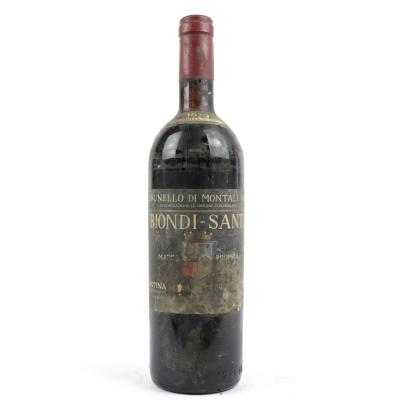 SUSPECTED COUNTERFEIT Biondi-Santi 1979 Brunello di Montalcino