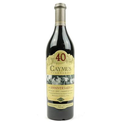 Caymus Cabernet Sauvignon 2012 Napa / 40th Anniversary