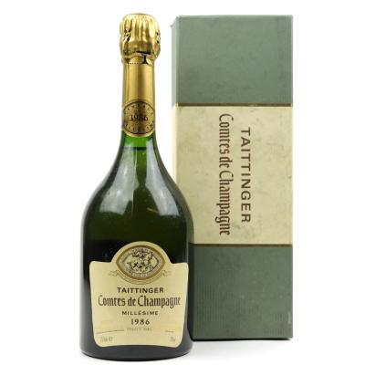 Taittinger Comtes de Champagne Blanc-De-Blancs 1986 Vintage Champagne