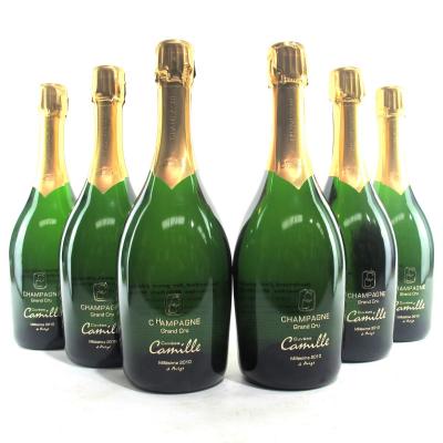 Camille Bonville \"Cuvee Camille\" 2010 Vintage Champagne Grand-Cru 6x75cl