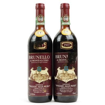 Poggio Alle Mura 1977 Brunello di Montalcino 2x75cl