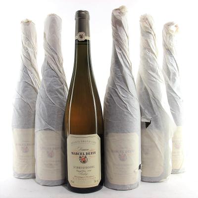 Deiss \"Schoenenbourg\" Vendanges Tardives Riesling 1997 Alsace Grand Cru 6x75cl / Original Wooden Case​​​​​​​