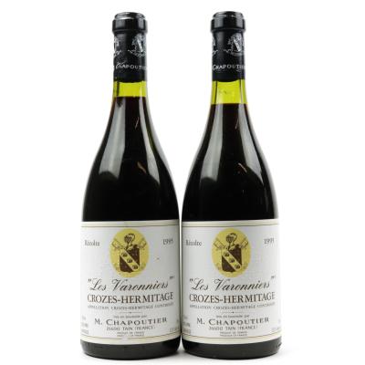 M.Chapoutier Les Varonniers 1995 Crozes-Hermitage 2x75cl