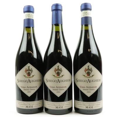 S.Alighieri Vaio Armaron 2004 Amarone Classico 3x75cl