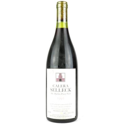 Calera Selleck Pinot Noir 1992 Mount Harlan