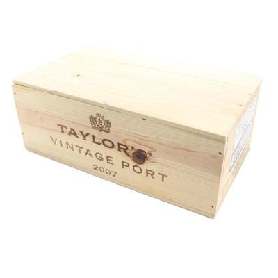 Taylor's 2007 Vintage Port 6x75cl / Original Wooden Case