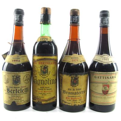 Assorted Fratelli Berteletti Piedmont 4x75cl